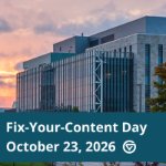 PARTNER EVENT: Accessibility Fix-Your-Content Day on October 23, 2026
